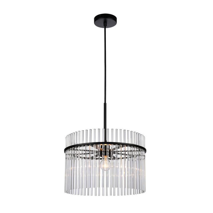 Artcraft Canada - AC12081BK - One Light Semi Flush Mount - Ava - Black