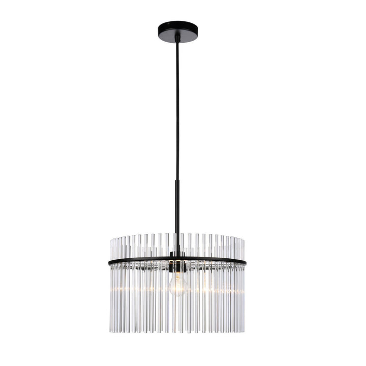 Artcraft Canada - AC12081BK - One Light Semi Flush Mount - Ava - Black