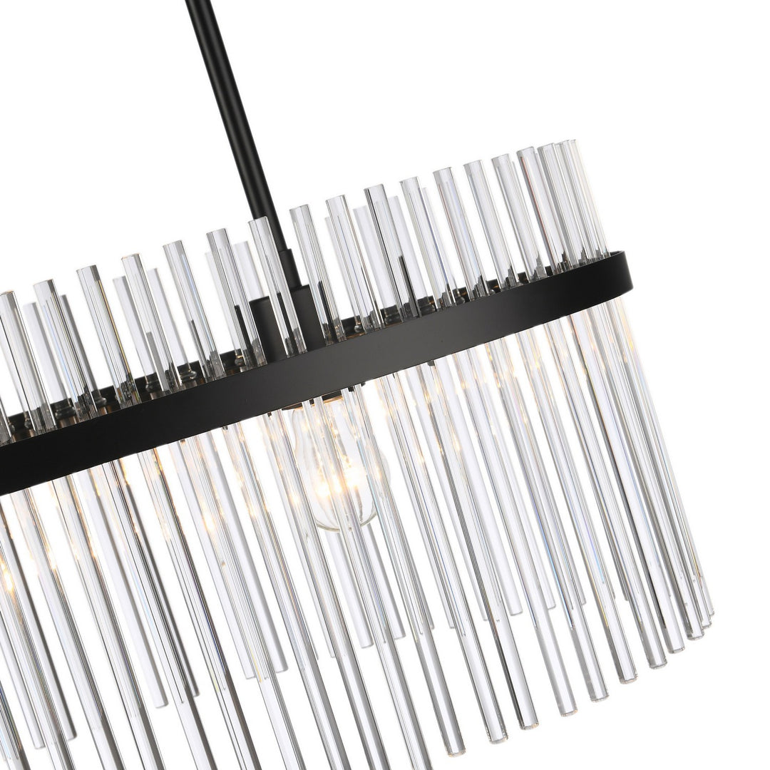 Artcraft Canada - AC12082BK - Two Light Chandelier - Ava - Black