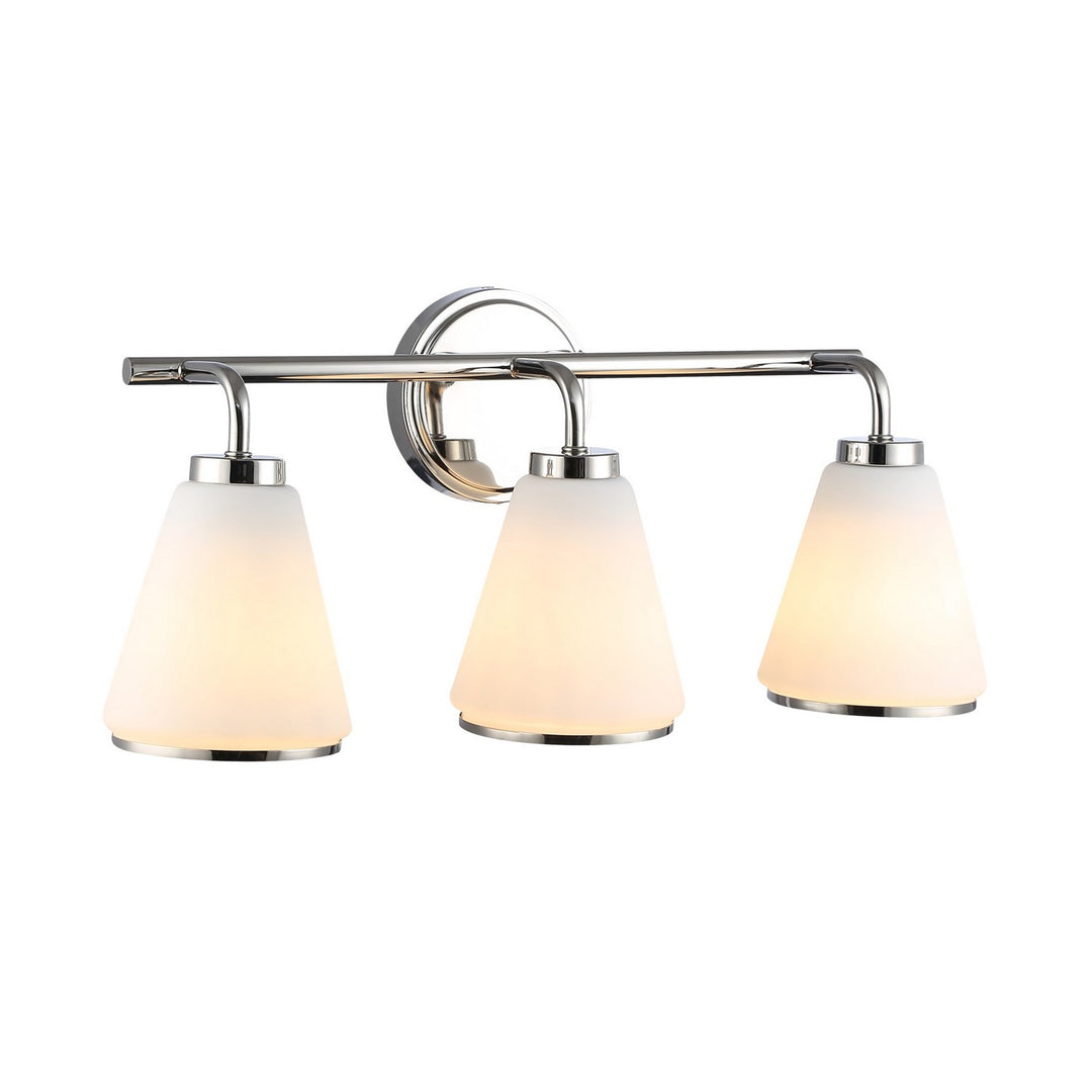 Artcraft Canada - AC12123PN - Three Light Bathroom Vanity - Zoey - Polished Nickel