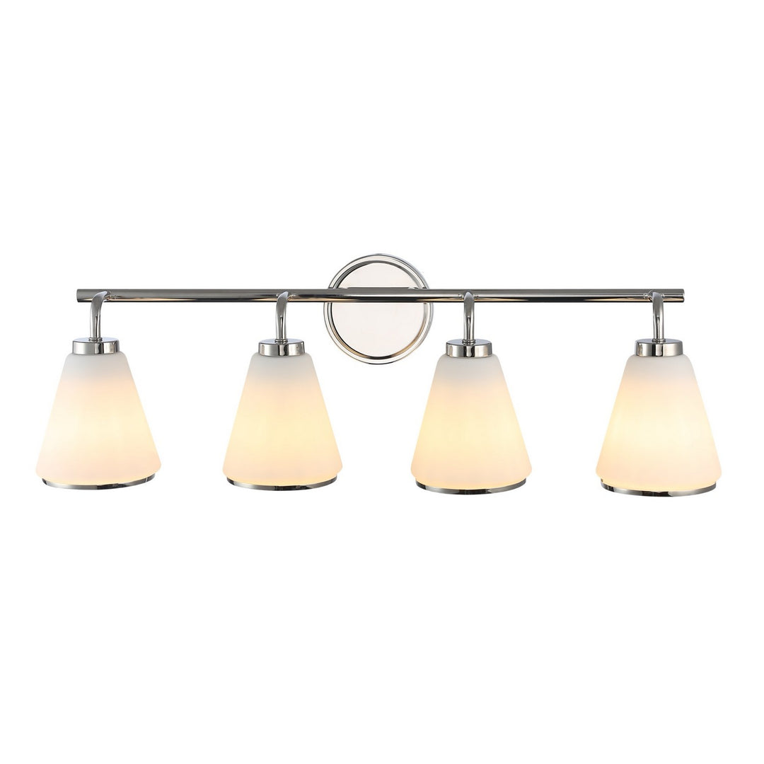 Artcraft Canada - AC12124PN - Four Light Bathroom Vanity - Zoey - Polished Nickel