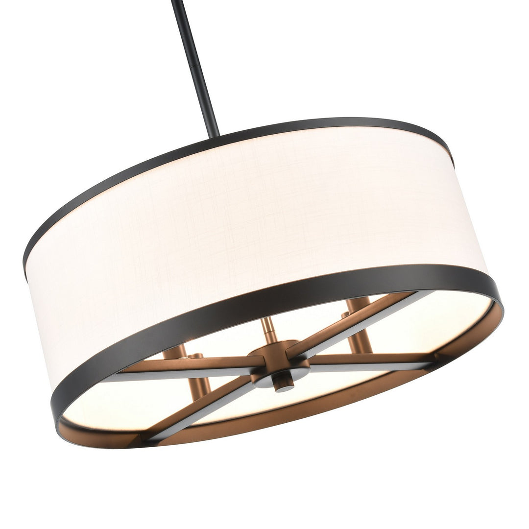 Artcraft Canada - AC12162BK - Four Light Chandelier - High Street - Black