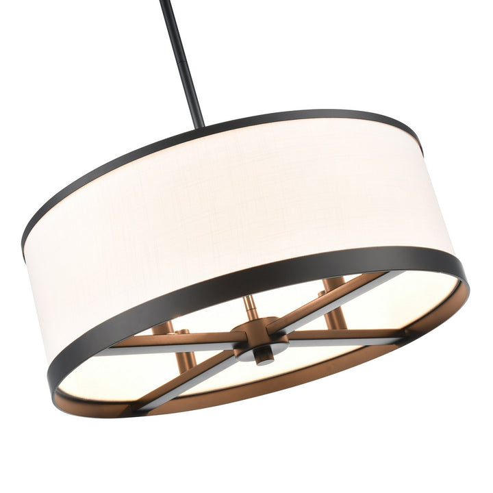 Artcraft Canada - AC12162BK - Four Light Chandelier - High Street - Black