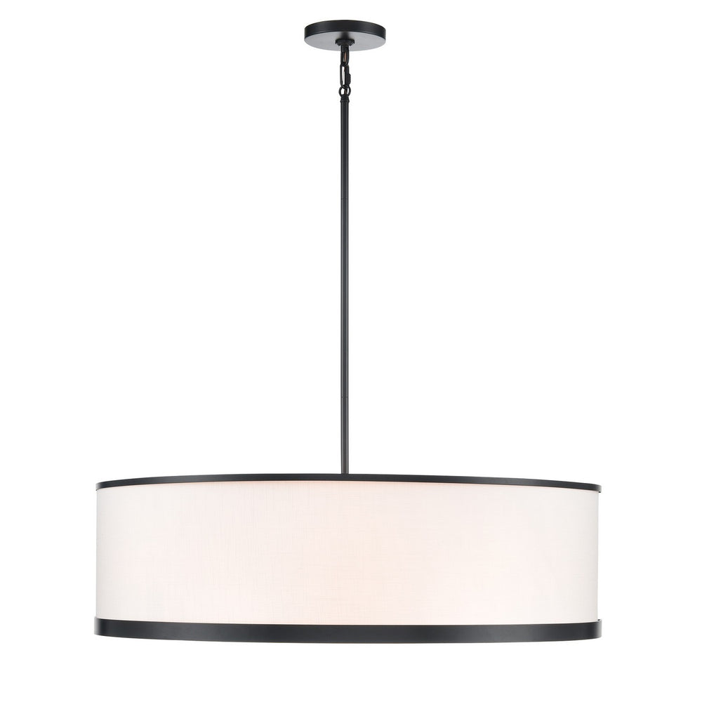Artcraft Canada - AC12165BK - Eight Light Island Pendant - High Street - Black
