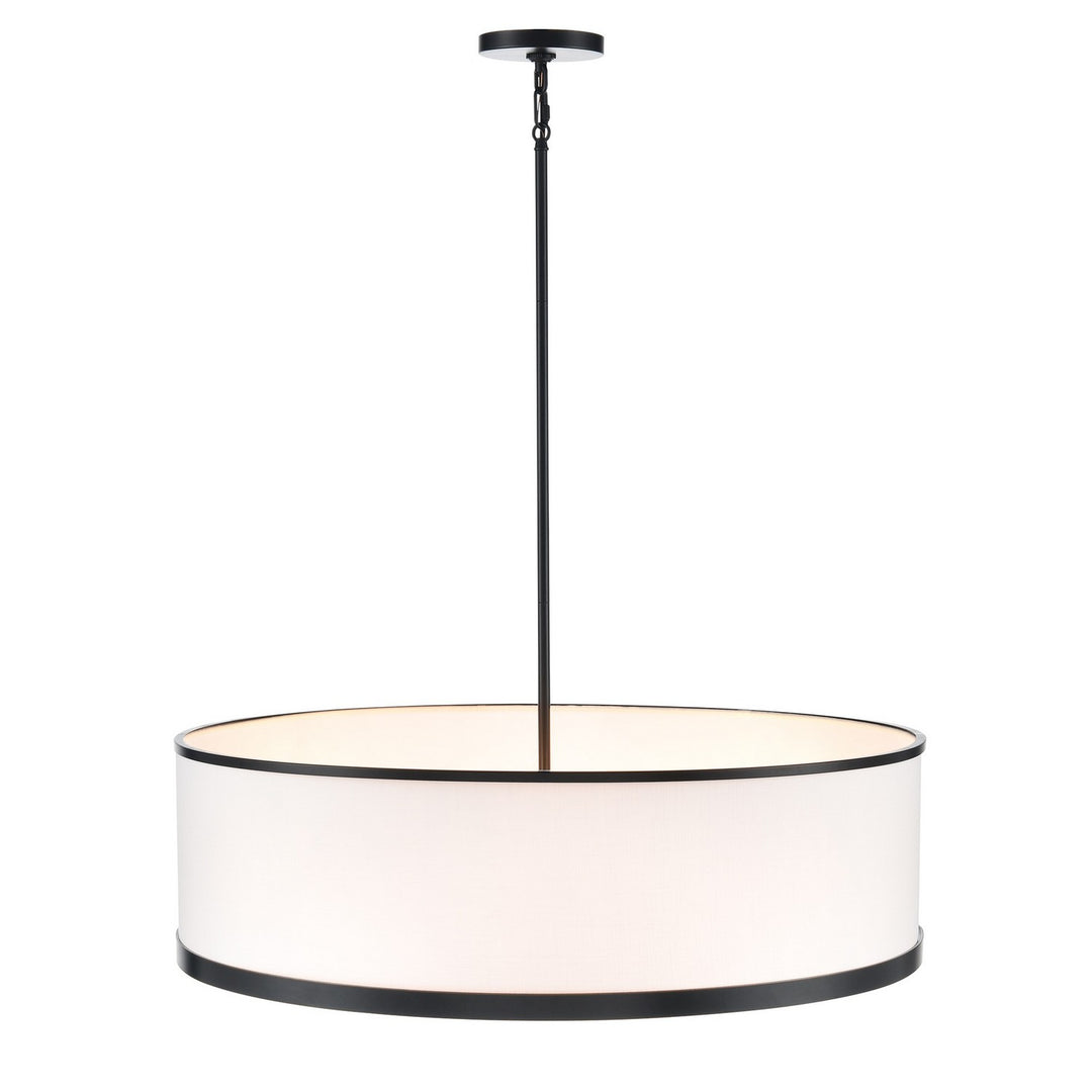 Artcraft Canada - AC12165BK - Eight Light Island Pendant - High Street - Black