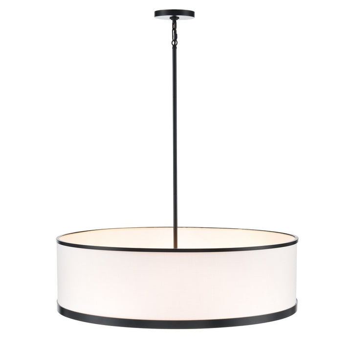 Artcraft Canada - AC12165BK - Eight Light Island Pendant - High Street - Black