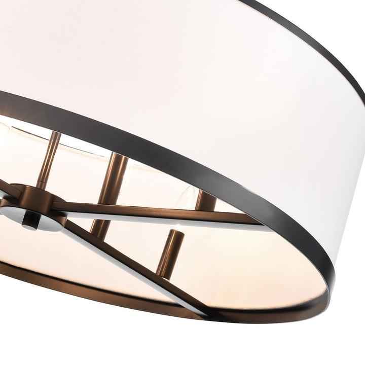 Artcraft Canada - AC12165BK - Eight Light Island Pendant - High Street - Black