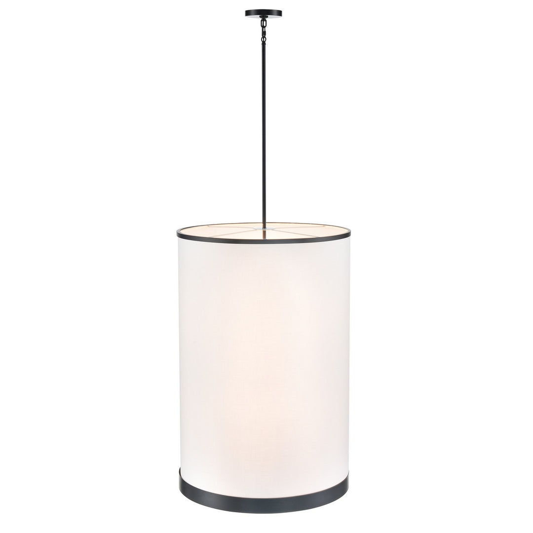 Artcraft Canada - AC12166BK - Eight Light Chandelier - High Street - Black