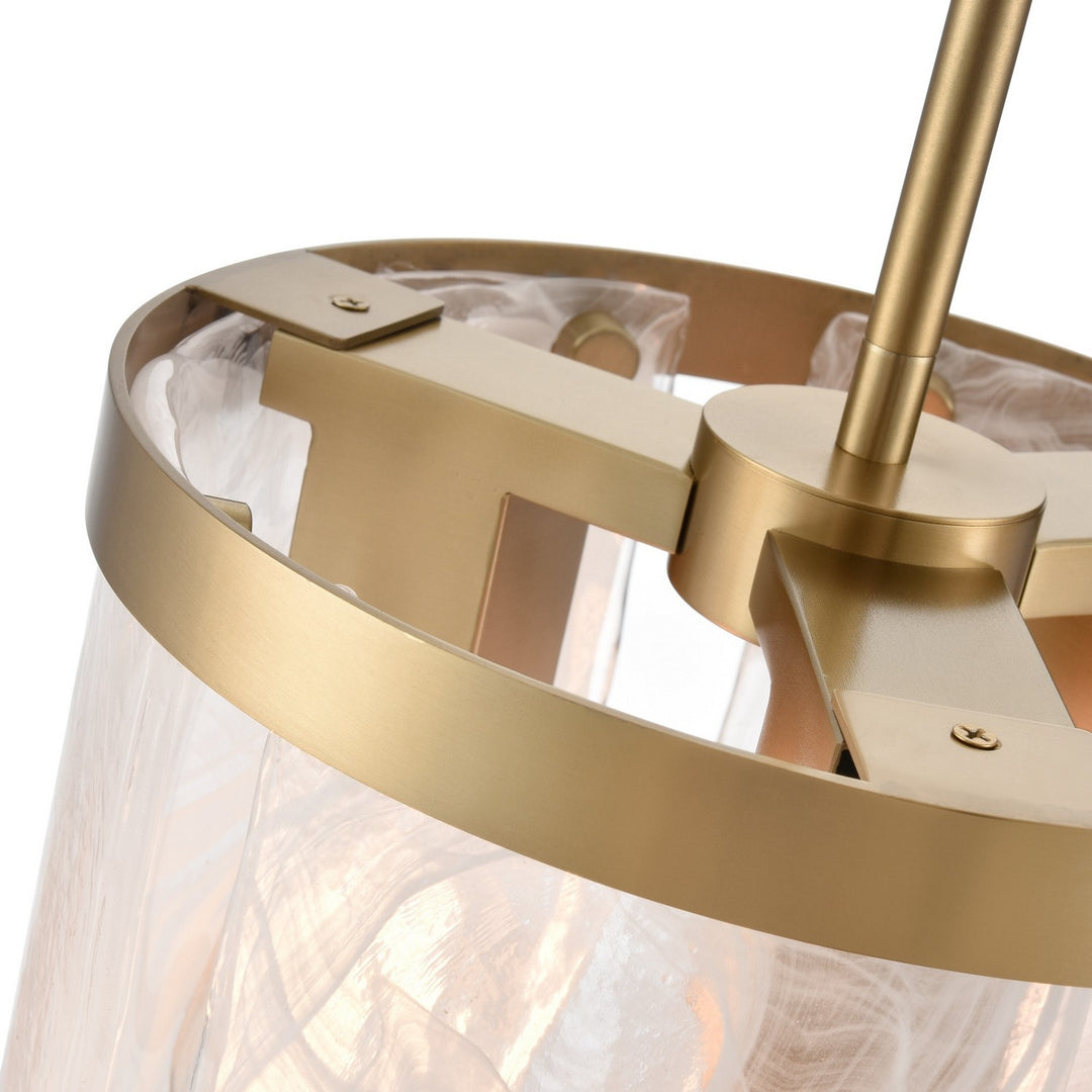 Artcraft Canada - AC12170BR - Three Light Pendant - Skye - Brass