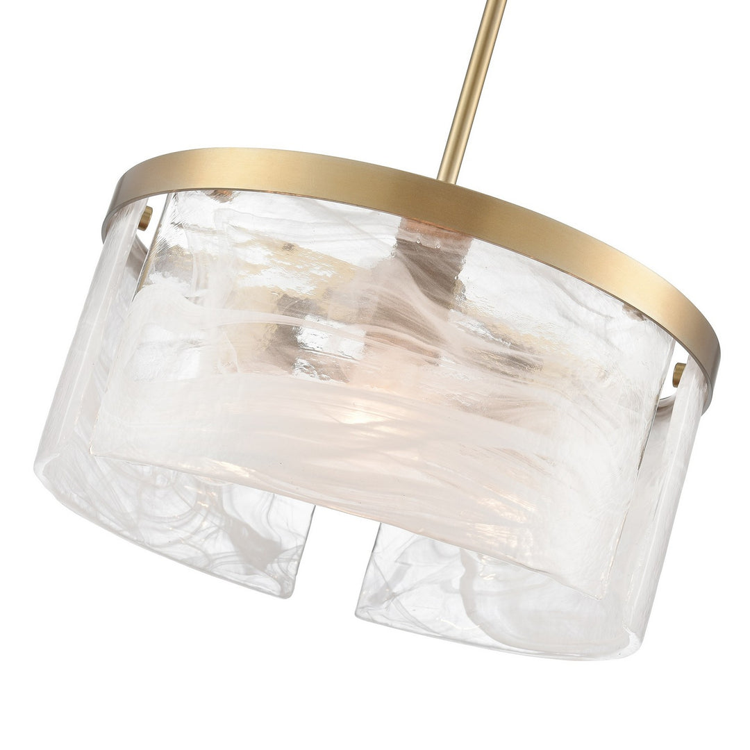Artcraft Canada - AC12171BR - Three Light Pendant - Skye - Brass