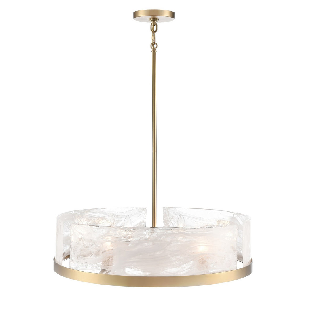 Artcraft Canada - AC12176BR - Six Light Chandelier - Skye - Brass