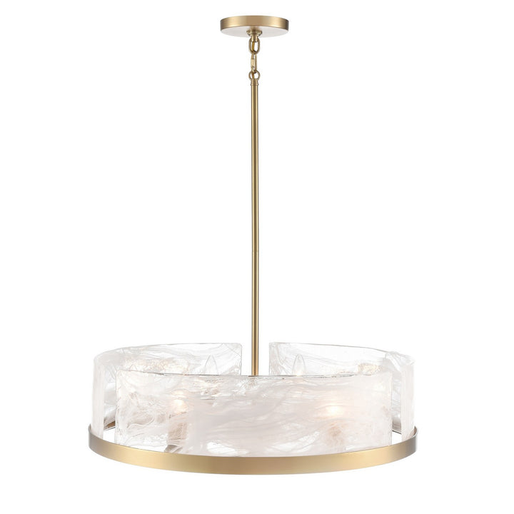 Artcraft Canada - AC12176BR - Six Light Chandelier - Skye - Brass
