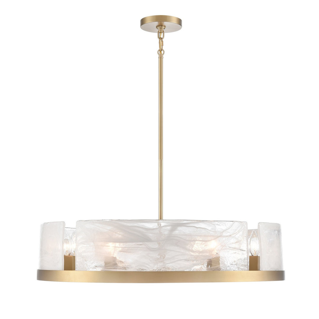 Artcraft Canada - AC12178BR - Eight Light Chandelier - Skye - Brass