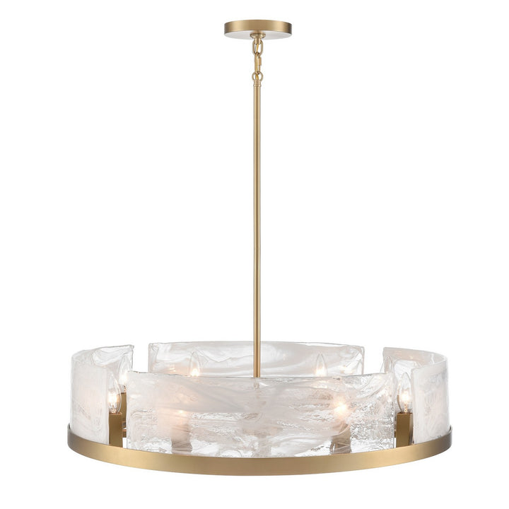 Artcraft Canada - AC12178BR - Eight Light Chandelier - Skye - Brass