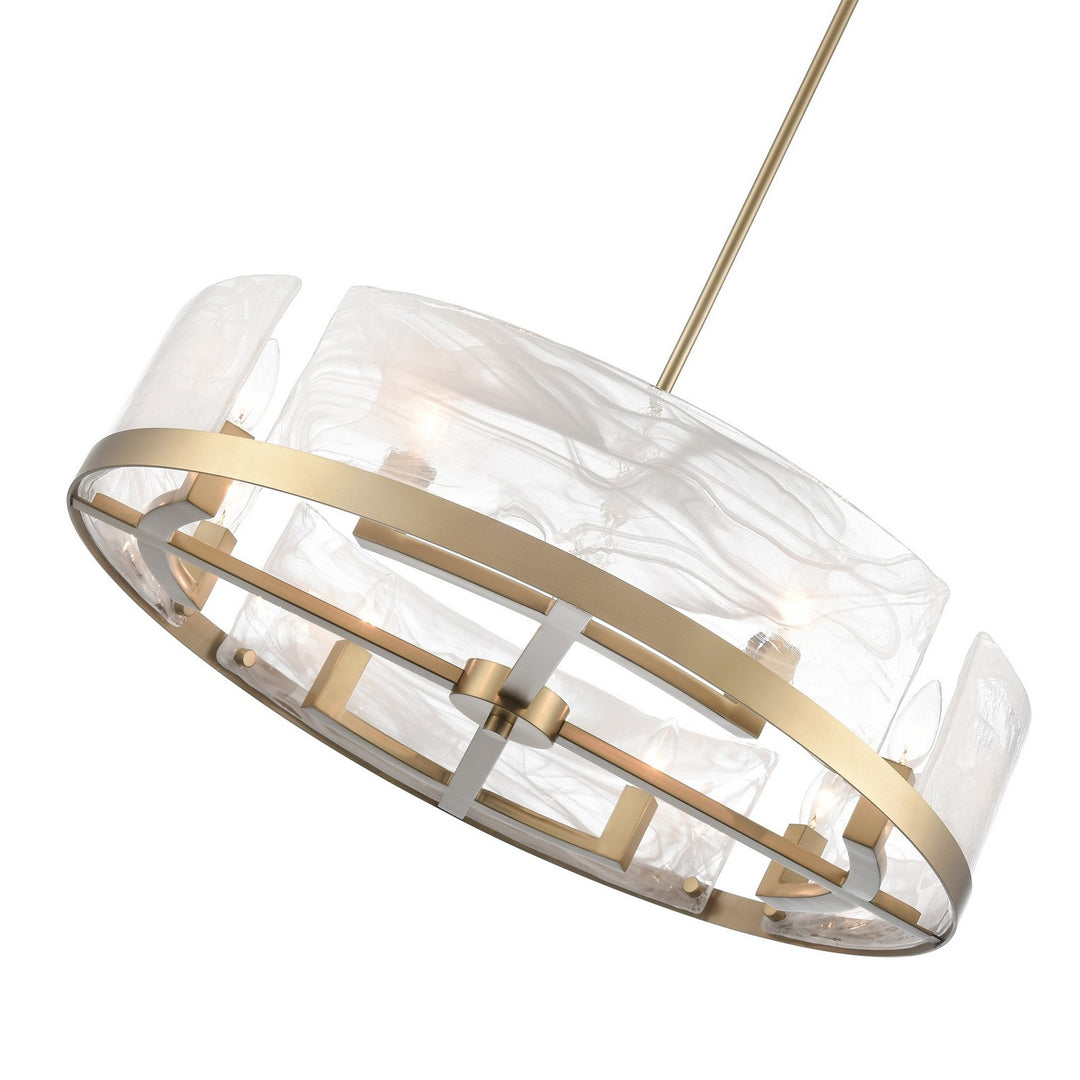 Artcraft Canada - AC12178BR - Eight Light Chandelier - Skye - Brass