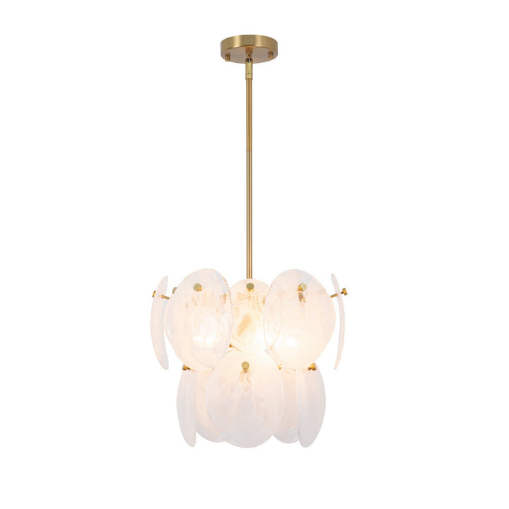 Artcraft Canada - AC12210BR - Four Light Pendant - Lily - Brushed Brass