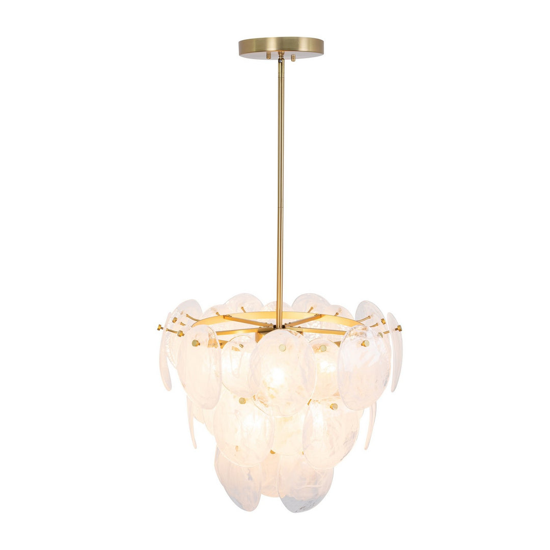 Artcraft Canada - AC12211BR - Eight Light Chandelier - Lily - Brushed Brass
