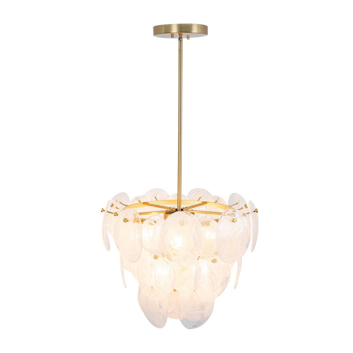 Artcraft Canada - AC12211BR - Eight Light Chandelier - Lily - Brushed Brass