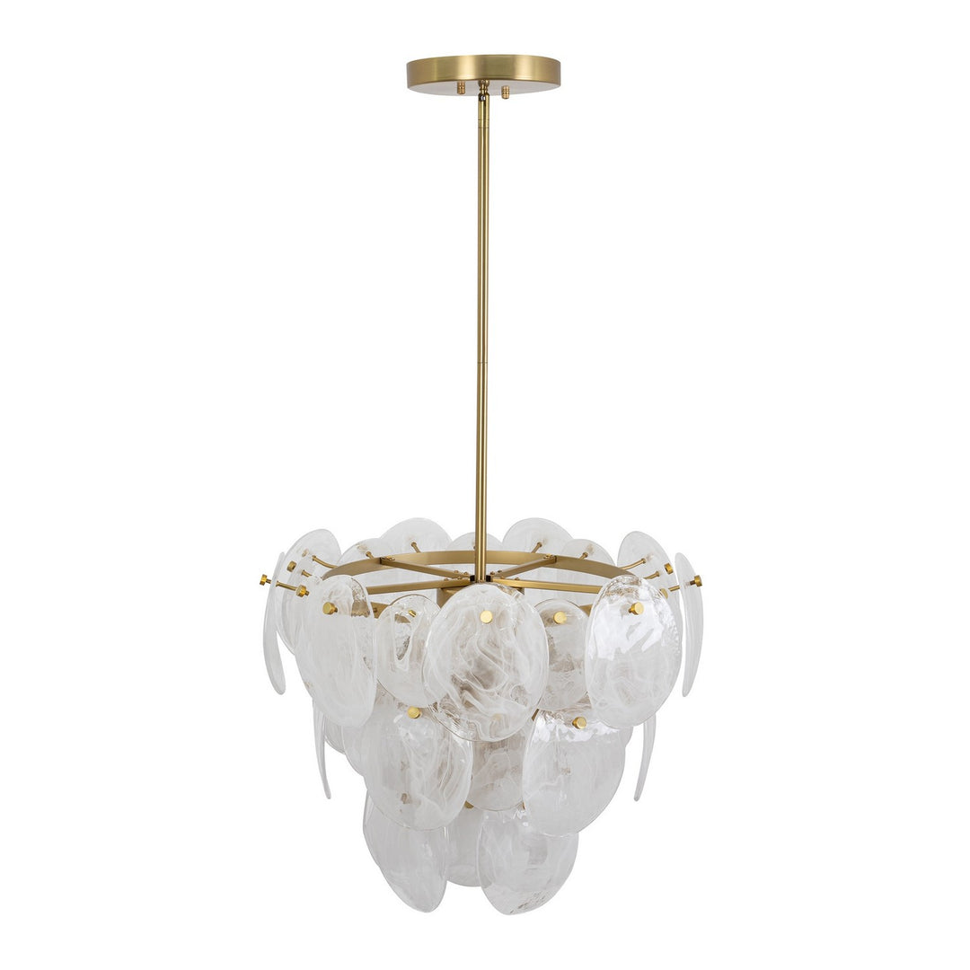 Artcraft Canada - AC12211BR - Eight Light Chandelier - Lily - Brushed Brass