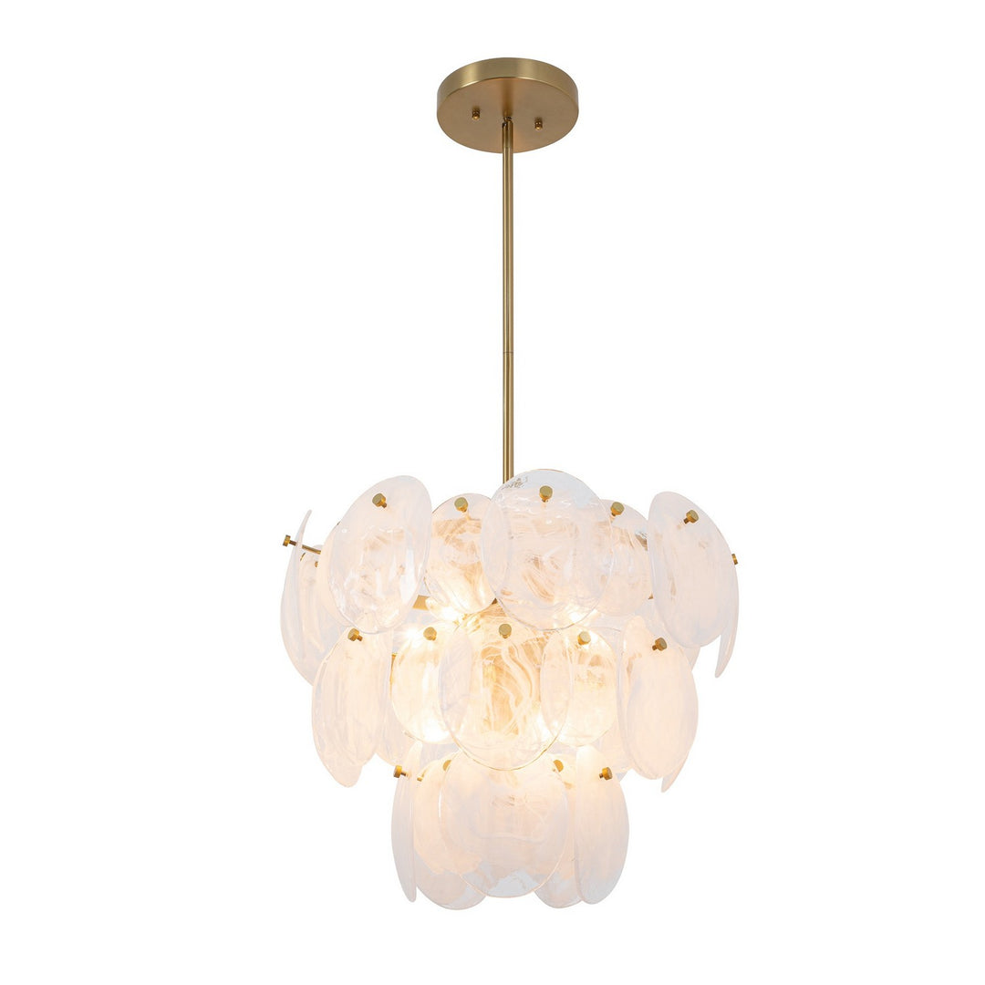 Artcraft Canada - AC12211BR - Eight Light Chandelier - Lily - Brushed Brass