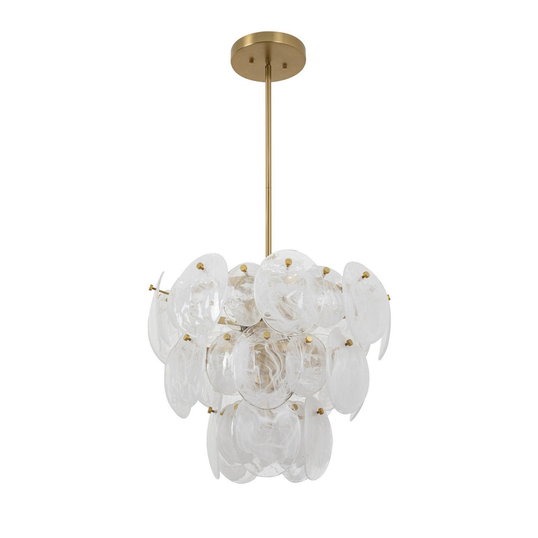 Artcraft Canada - AC12211BR - Eight Light Chandelier - Lily - Brushed Brass