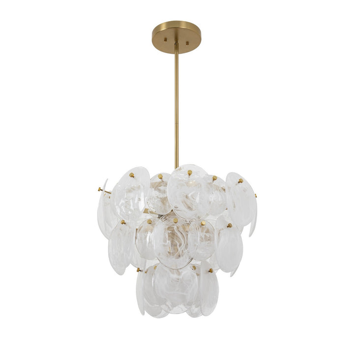 Artcraft Canada - AC12211BR - Eight Light Chandelier - Lily - Brushed Brass