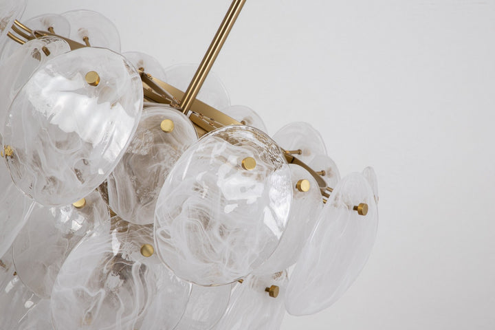 Artcraft Canada - AC12211BR - Eight Light Chandelier - Lily - Brushed Brass