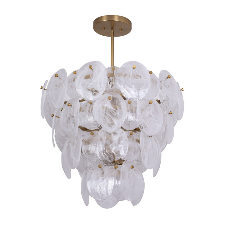 Artcraft Canada - AC12212BR - 13 Light Chandelier - Lily - Brushed Brass