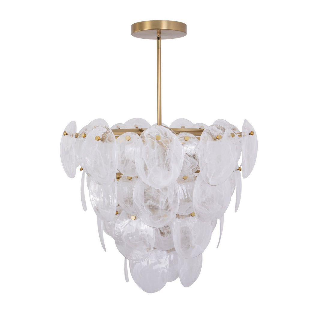 Artcraft Canada - AC12212BR - 13 Light Chandelier - Lily - Brushed Brass