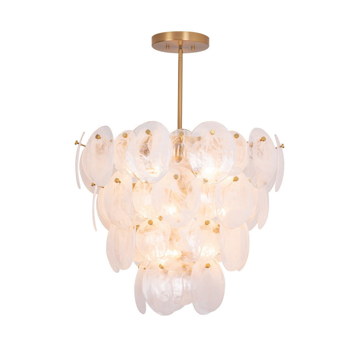 Artcraft Canada - AC12212BR - 13 Light Chandelier - Lily - Brushed Brass