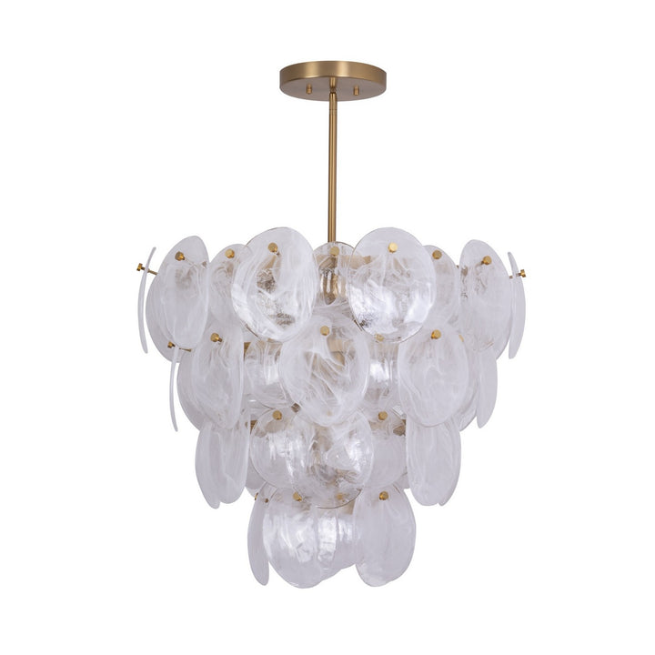 Artcraft Canada - AC12212BR - 13 Light Chandelier - Lily - Brushed Brass