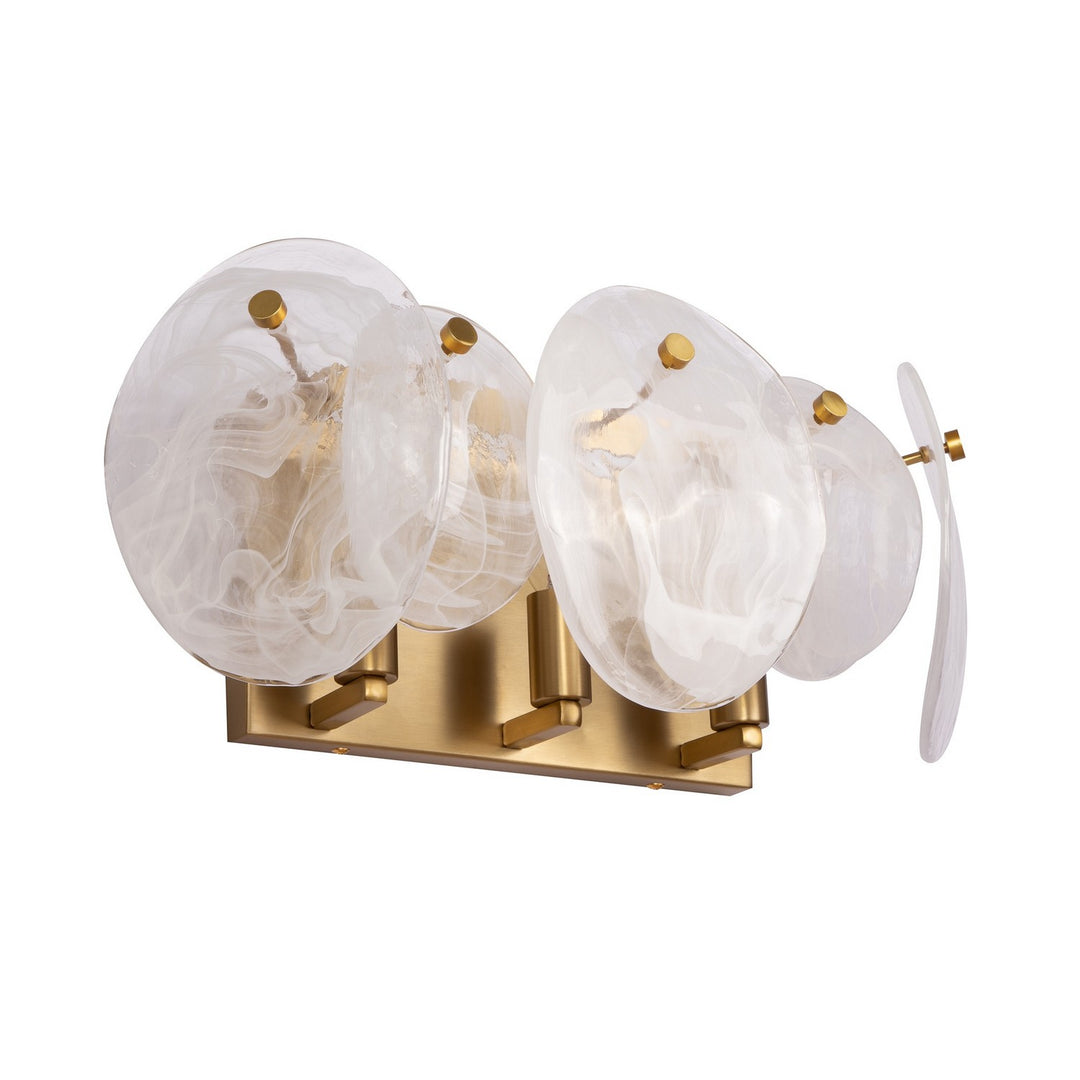 Artcraft Canada - AC12213BR - Three Light Bathroom Vanity - Lily - Brushed Brass
