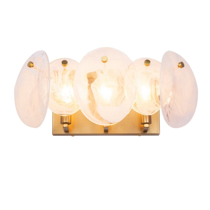 Artcraft Canada - AC12213BR - Three Light Bathroom Vanity - Lily - Brushed Brass