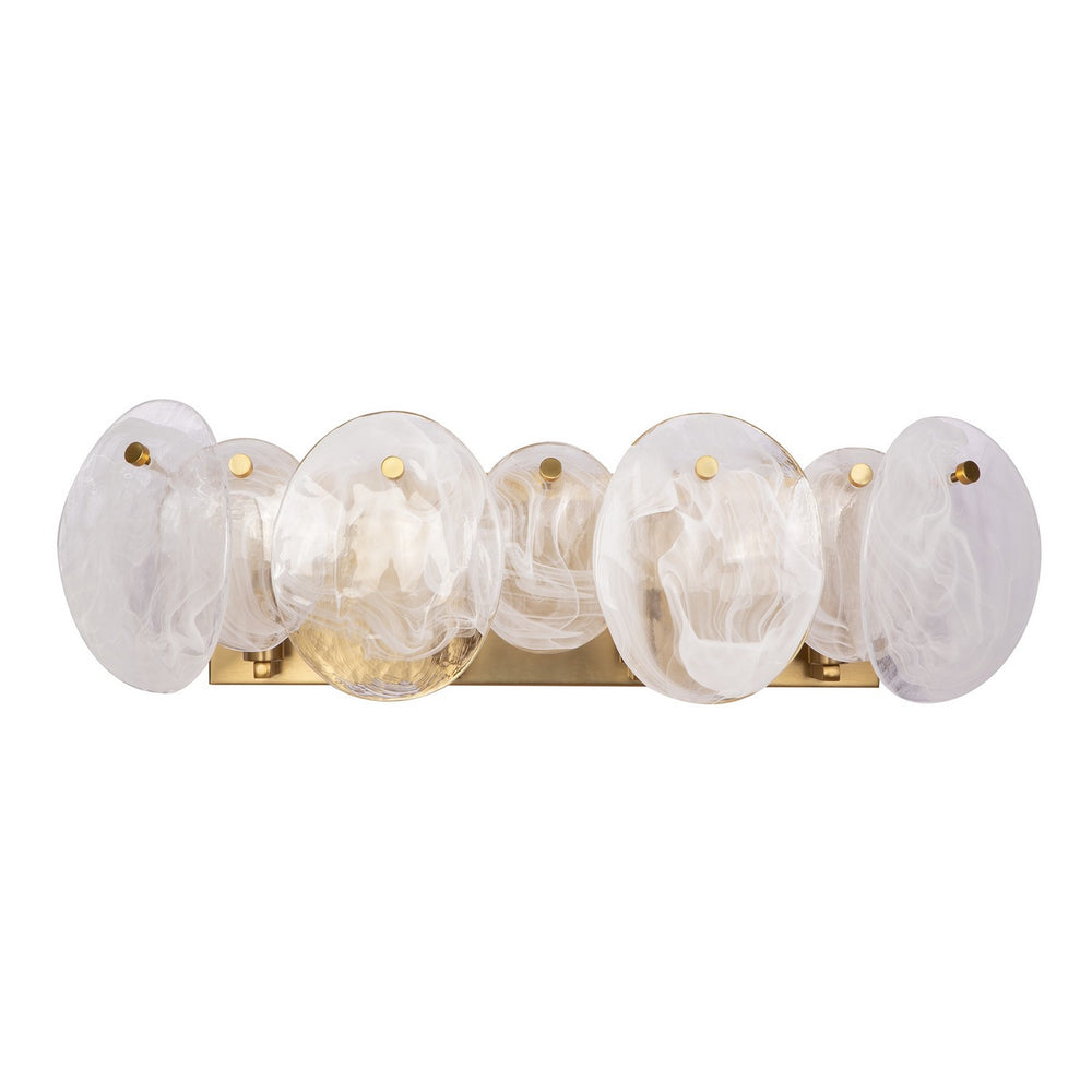 Artcraft Canada - AC12214BR - Four Light Bathroom Vanity - Lily - Brushed Brass