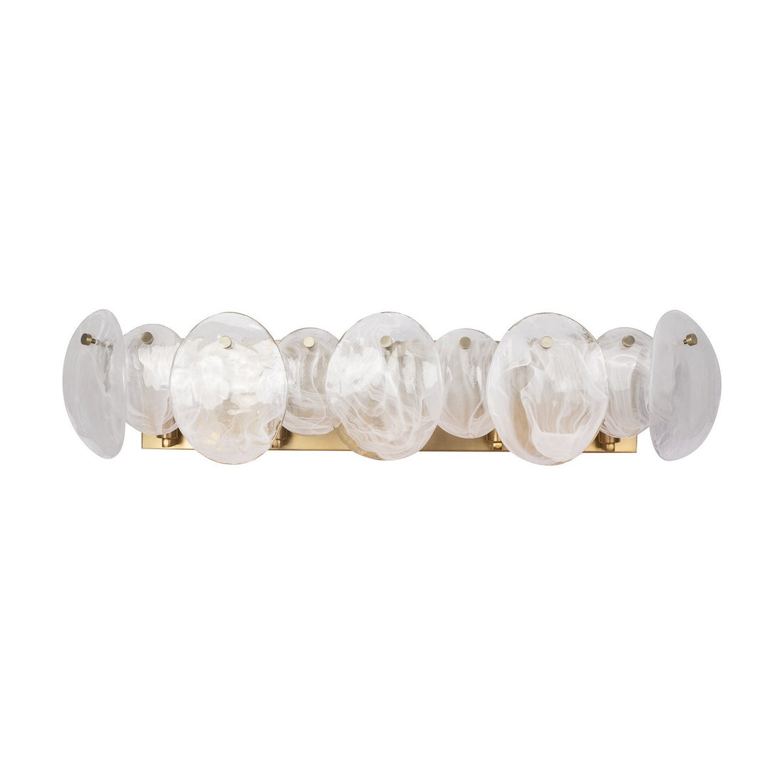 Artcraft Canada - AC12215BR - Five Light Bathroom Vanity - Lily - Brushed Brass