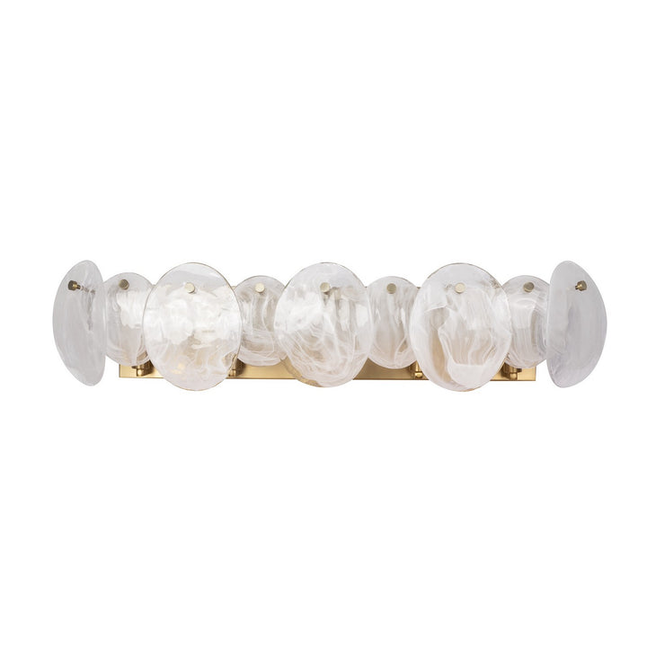 Artcraft Canada - AC12215BR - Five Light Bathroom Vanity - Lily - Brushed Brass