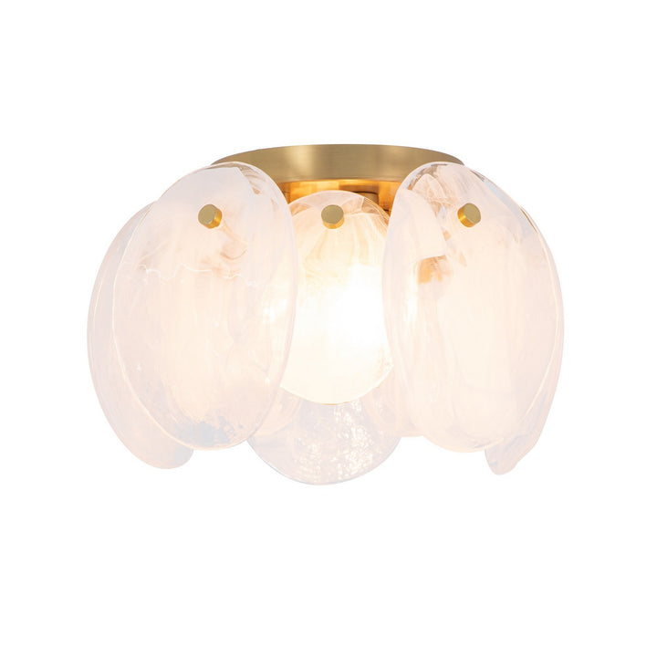 Artcraft Canada - AC12216BR - Three Light Semi Flush Mount - Lily - Brushed Brass