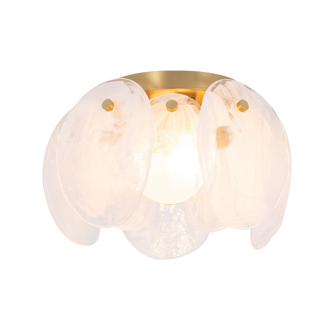 Artcraft Canada - AC12216BR - Three Light Semi Flush Mount - Lily - Brushed Brass