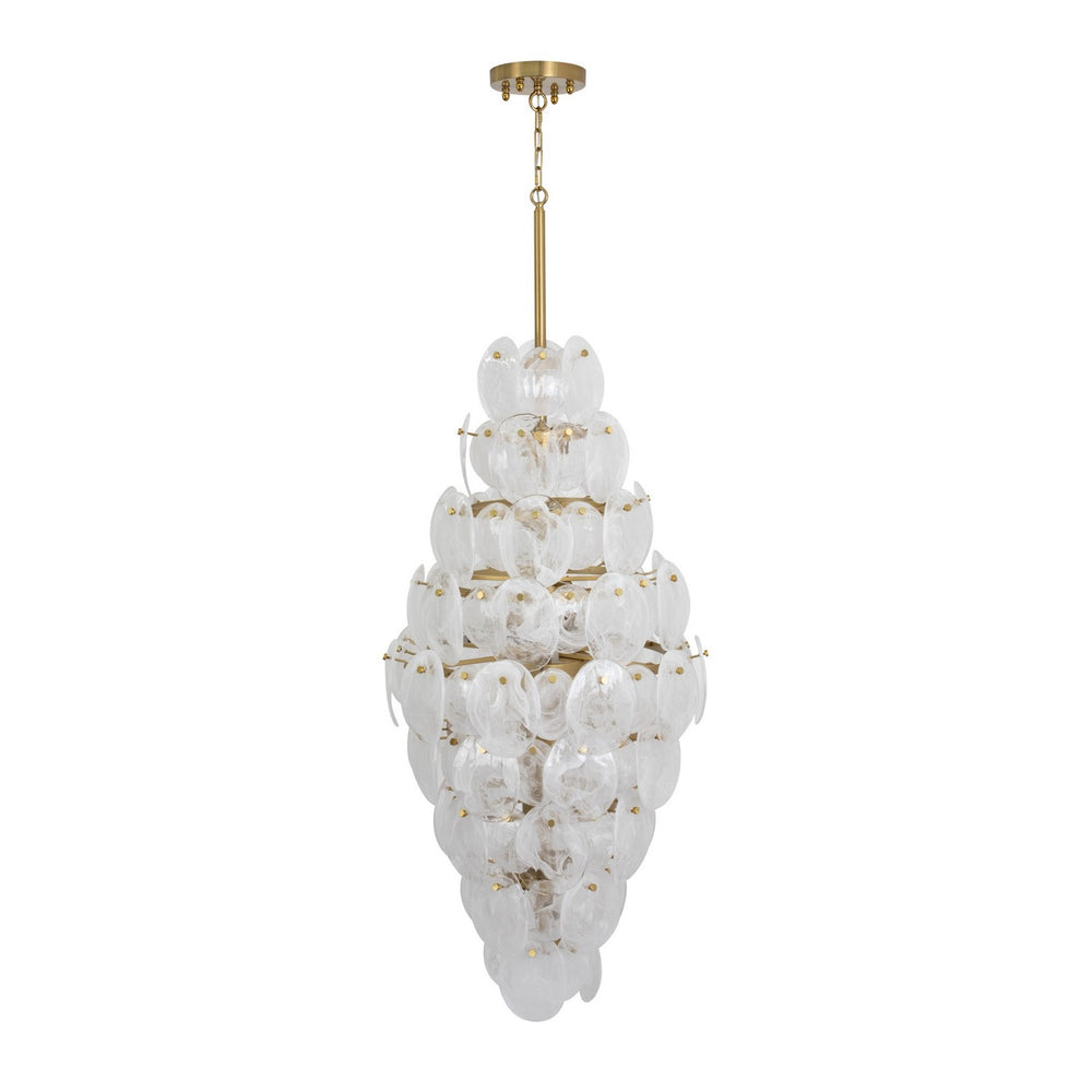 Artcraft Canada - AC12219BR - 15 Light Chandelier - Lily - Brushed Brass