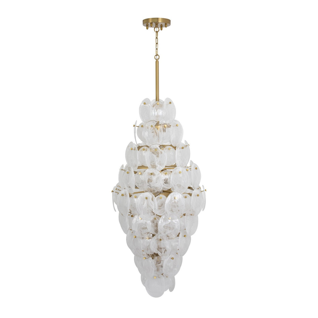 Artcraft Canada - AC12219BR - 15 Light Chandelier - Lily - Brushed Brass