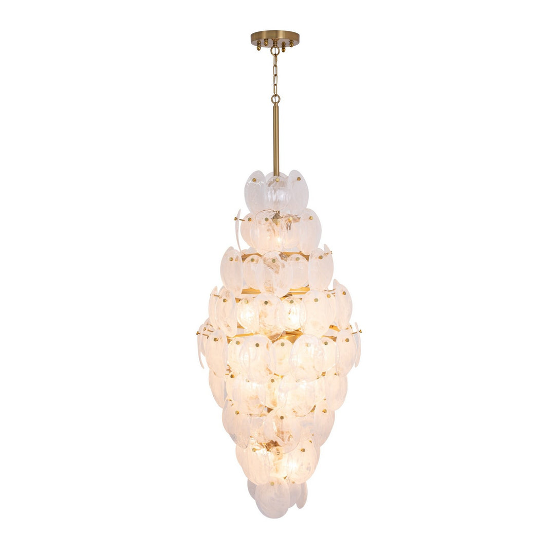 Artcraft Canada - AC12219BR - 15 Light Chandelier - Lily - Brushed Brass