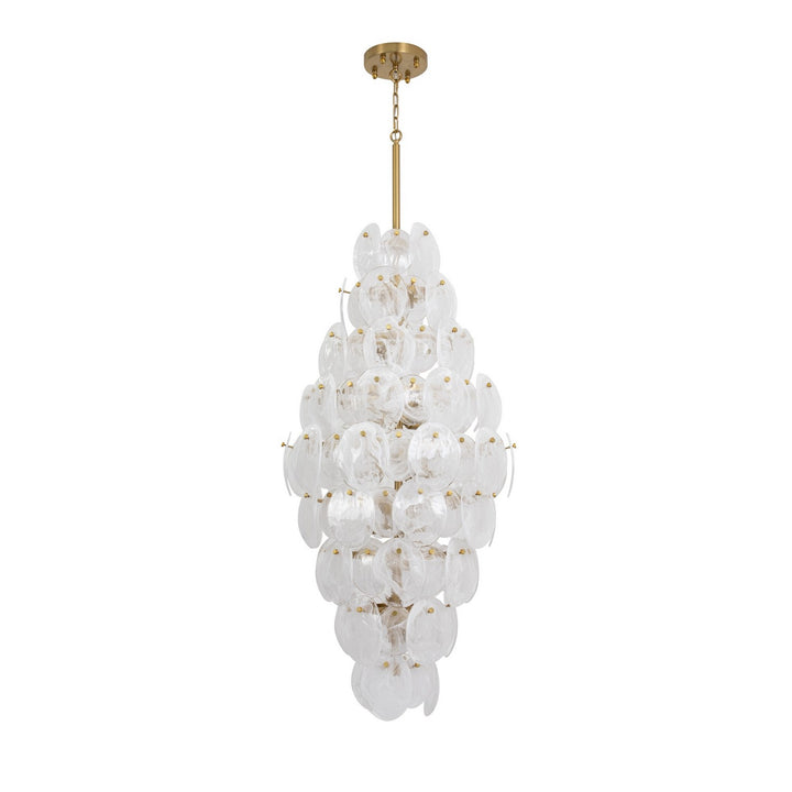 Artcraft Canada - AC12219BR - 15 Light Chandelier - Lily - Brushed Brass
