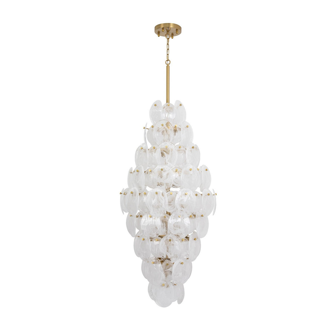 Artcraft Canada - AC12219BR - 15 Light Chandelier - Lily - Brushed Brass