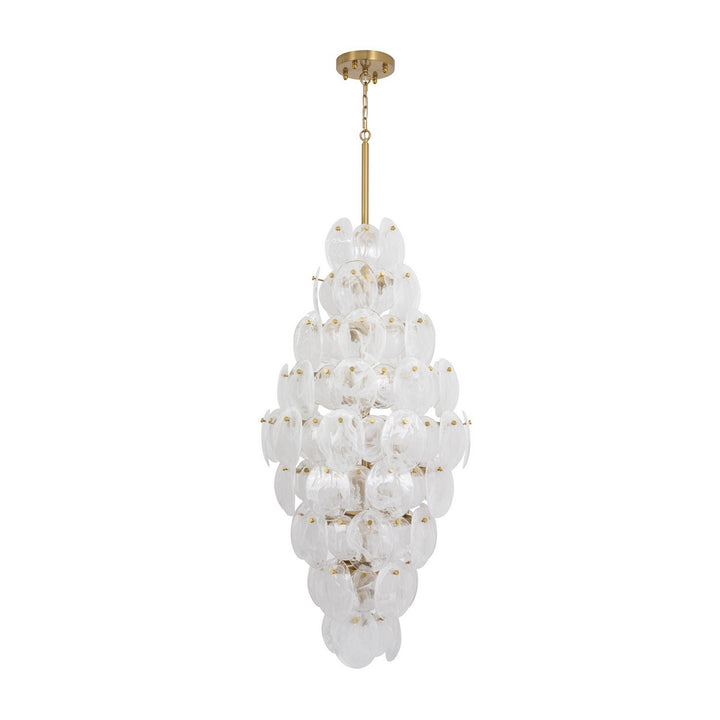 Artcraft Canada - AC12219BR - 15 Light Chandelier - Lily - Brushed Brass
