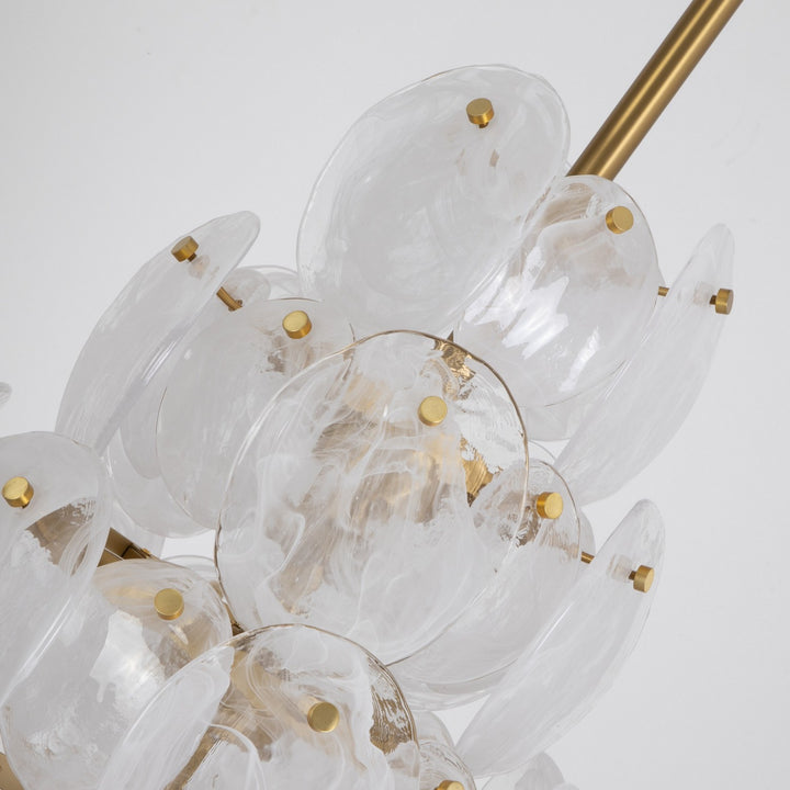 Artcraft Canada - AC12219BR - 15 Light Chandelier - Lily - Brushed Brass