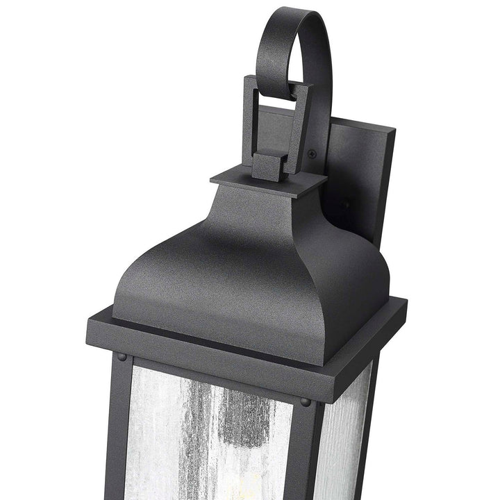 Artcraft Canada - AC8180BK - One Light Outdoor Wall Sconce - Madrid - Black
