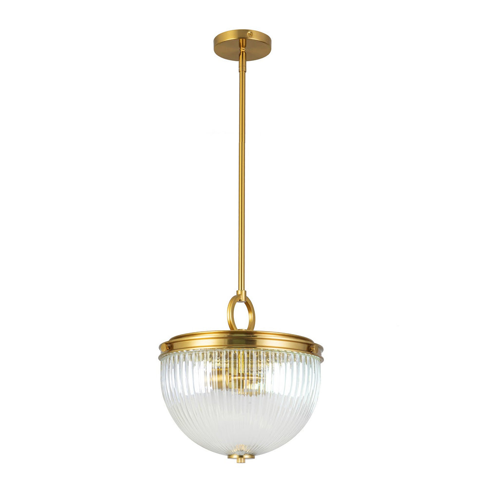 Artcraft Canada - AC12025BR - Two Light Pendant - Myla - Vintage Brass