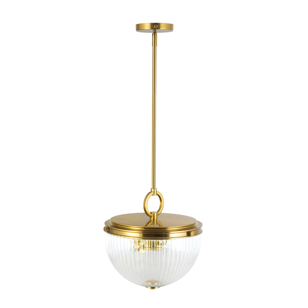 Artcraft Canada - AC12025BR - Two Light Pendant - Myla - Vintage Brass