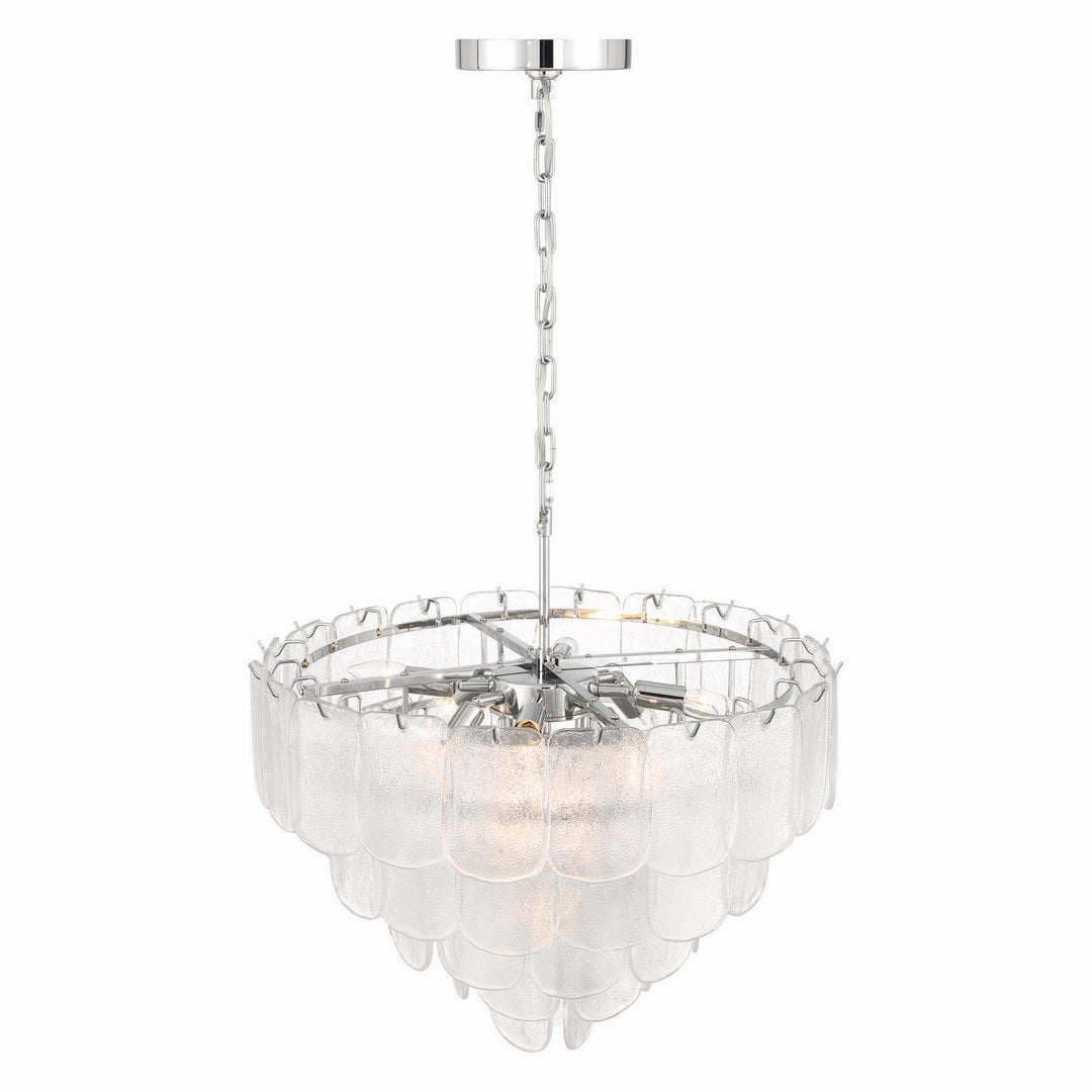 Artcraft Canada - AC12052CR - 12 Light Chandelier - Bianca - Polished Nickel, Crystalline
