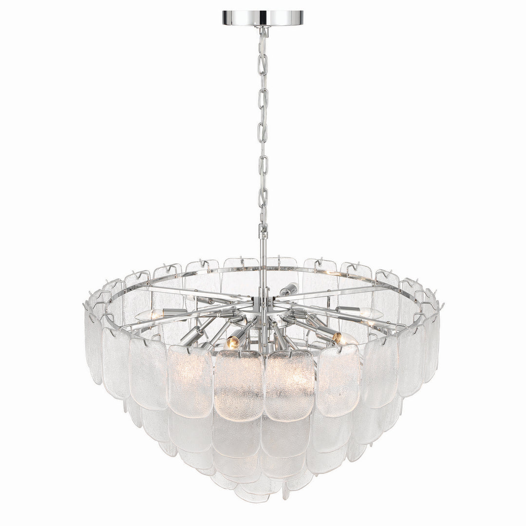 Artcraft Canada - AC12053CR - 19 Light Chandelier - Bianca - Polished Nickel, Crystalline